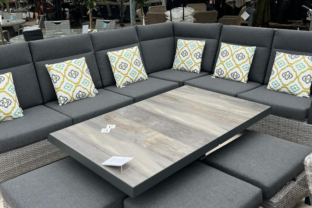 wide selection of garden furniture