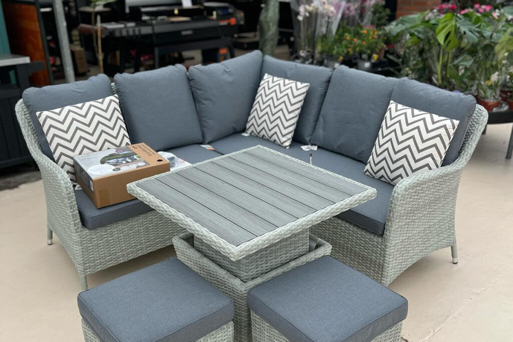 wide selection of garden furniture