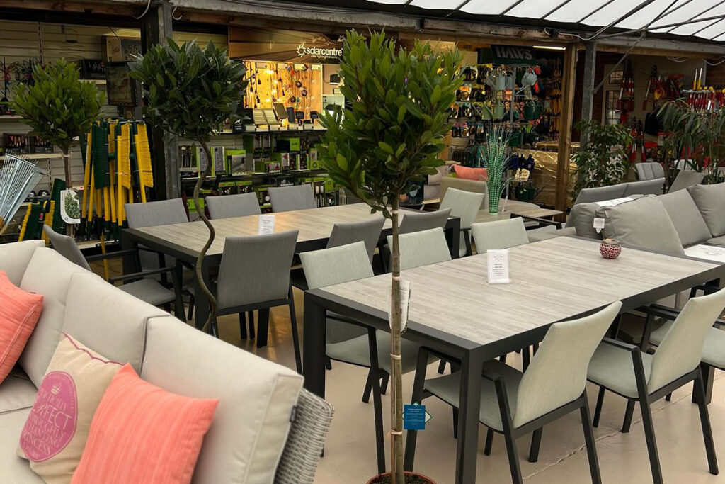 wide selection of garden furniture