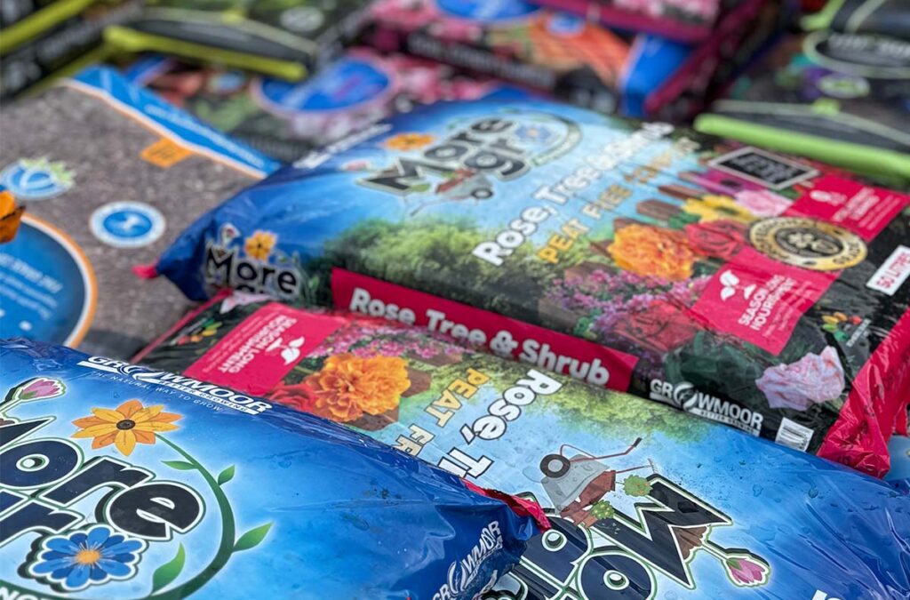 wide selection of fertiliser and compost